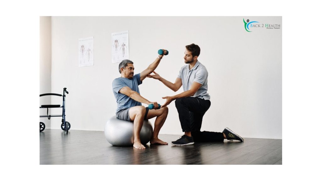 Patient receiving personalized physical therapy services for pain relief and recovery.